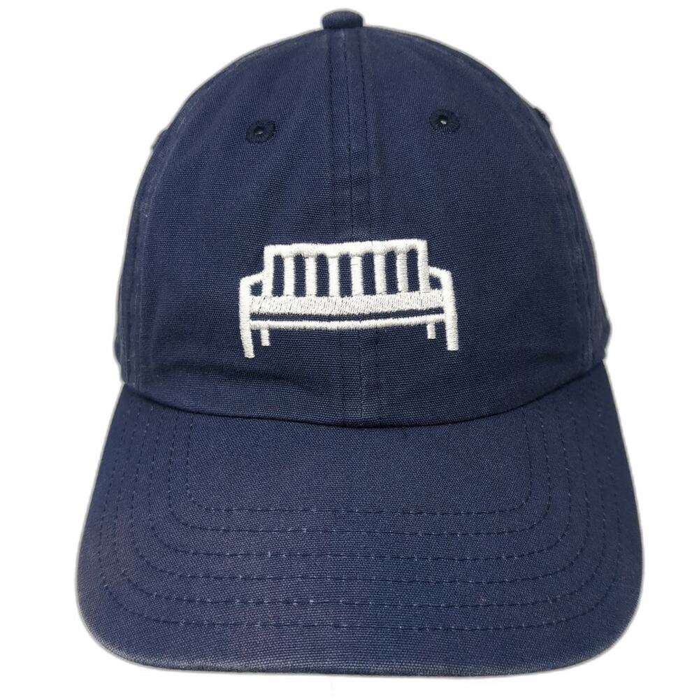 Known Supply Joe Coffee Baseball Cap Blue One Size Bench Embroidered Cotton Hat